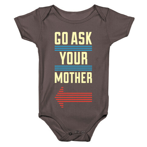 Ask Pair (Dad) Baby One-Piece