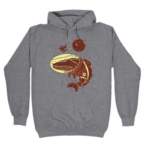 Space Whale  Hooded Sweatshirt