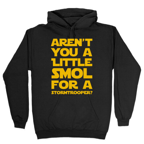 Aren't You a Little Smol for a Storm Trooper? Hooded Sweatshirt