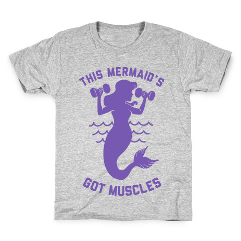 This Mermaid's Got Muscles Kids T-Shirt