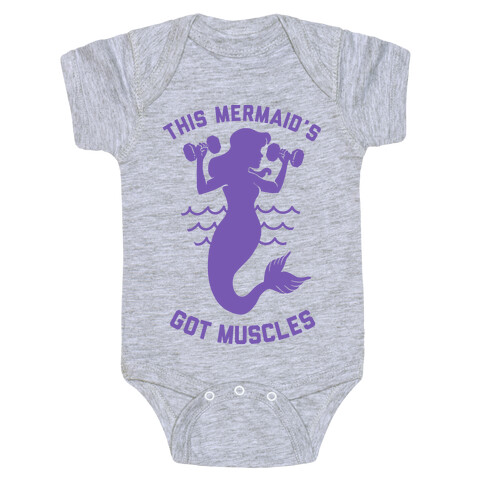 This Mermaid's Got Muscles Baby One-Piece