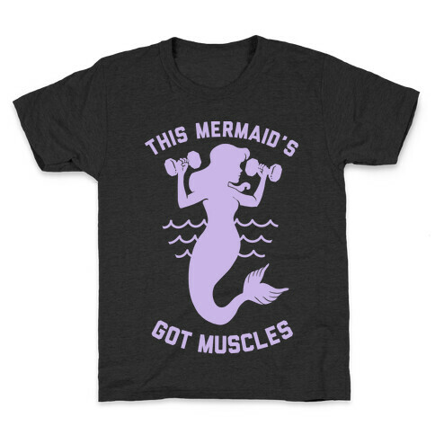 This Mermaid's Got Muscles Kids T-Shirt