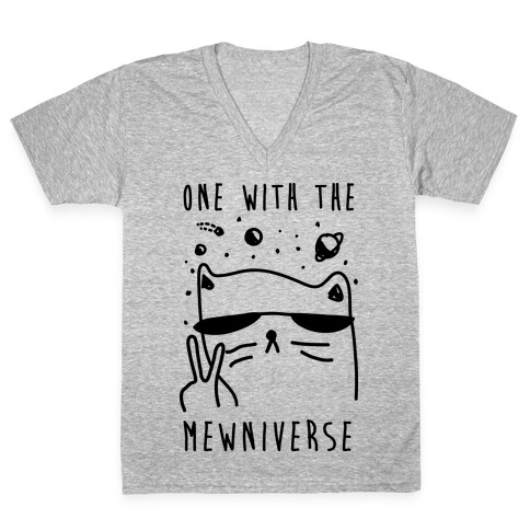 One With The Mewniverse V-Neck Tee Shirt