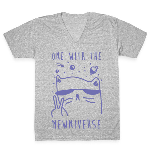 One With The Mewniverse V-Neck Tee Shirt