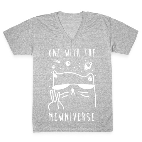 One With The Mewniverse V-Neck Tee Shirt