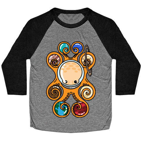 Astronoctopus Baseball Tee