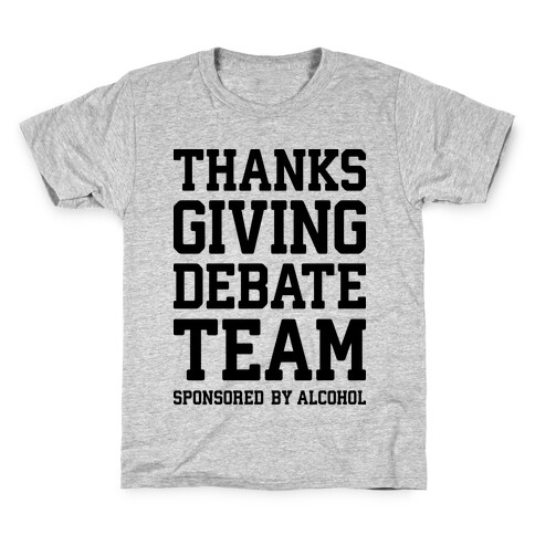 Thanksgiving Debate Team Kids T-Shirt