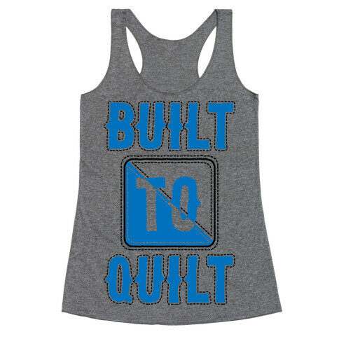 Built To Quilt Racerback Tank Top