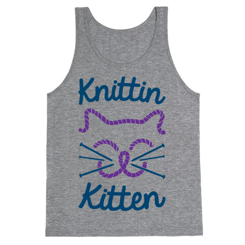 Knittin Kitten Tank Top