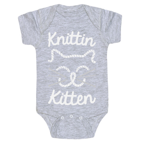 Knittin Kitten Baby One-Piece