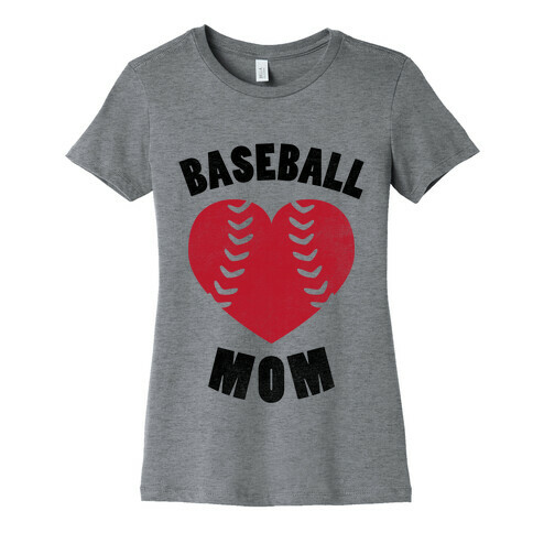 Baseball Mom (Baseball Tee) Womens T-Shirt