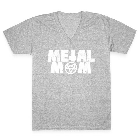 Metal Mom V-Neck Tee Shirt