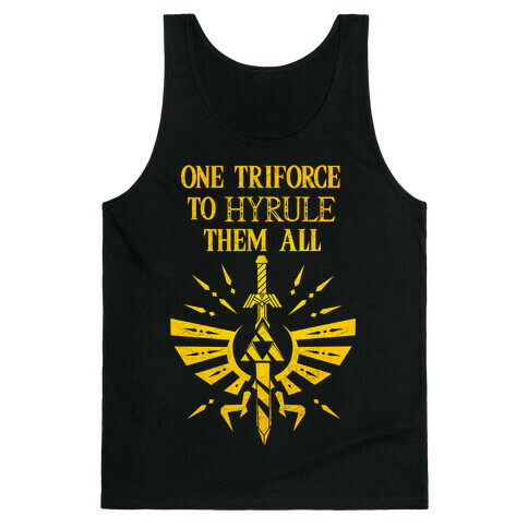 One Triforce To Hyrule Them All Tank Top