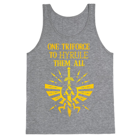 One Triforce To Hyrule Them All Tank Top