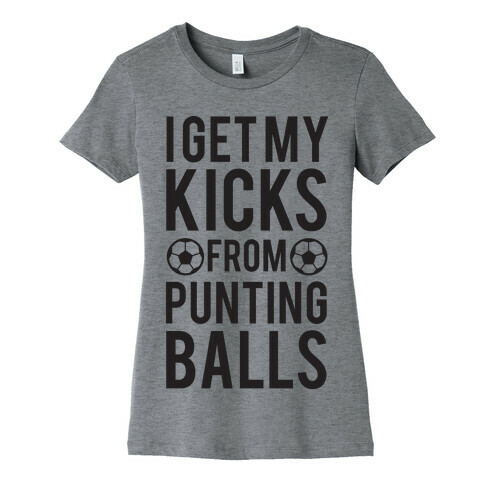 Punting Balls Womens T-Shirt