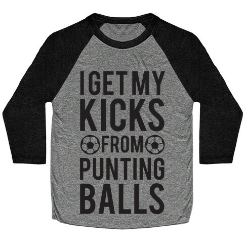 Punting Balls Baseball Tee