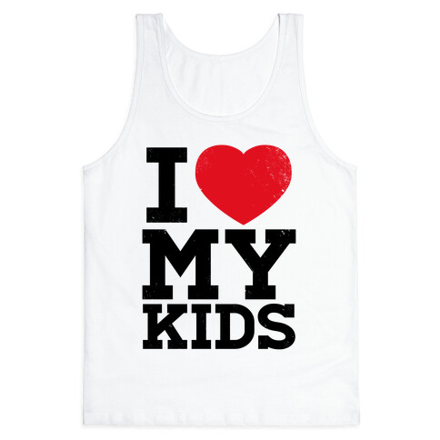 I Heart My Kids Tank Top