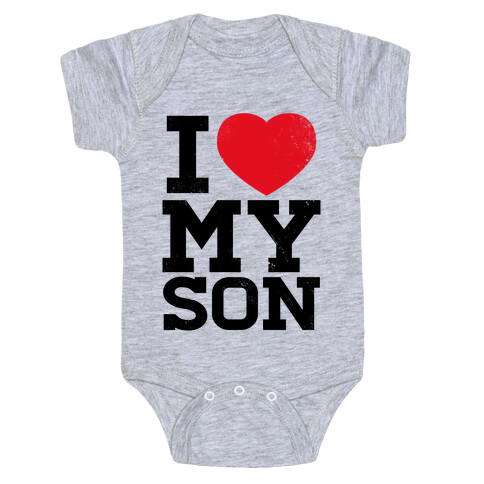 I Heart My Son Baby One-Piece