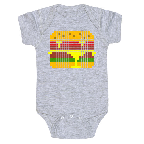 8-Bit Burger Baby One-Piece