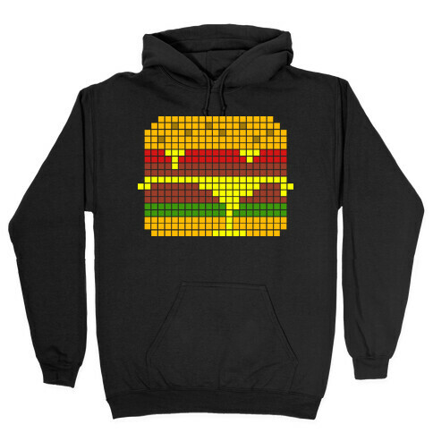 8-Bit Burger Hooded Sweatshirt