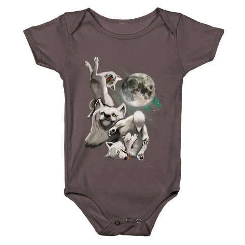 Three Wolf Moon Moon Baby One-Piece