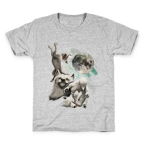 Three Wolf Moon Moon (Juniors) Kids T-Shirt