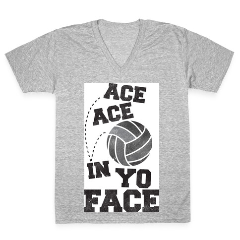 Ace Ace  V-Neck Tee Shirt