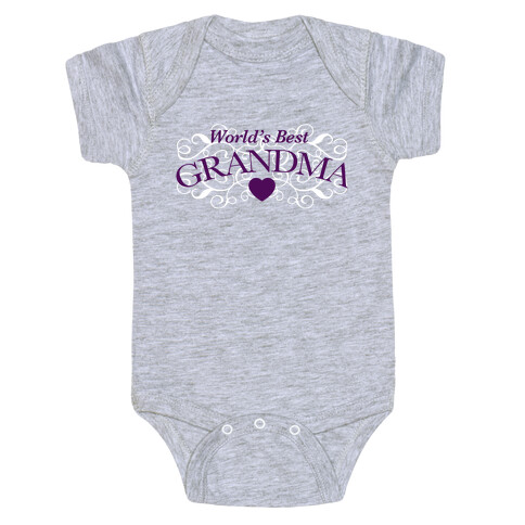 World's Best Grandma Baby One-Piece