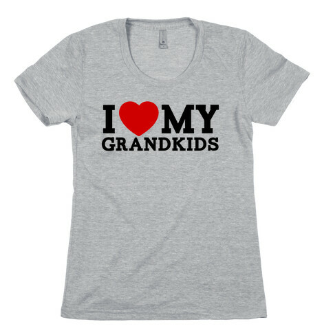 I Love My Grandkids Womens T-Shirt