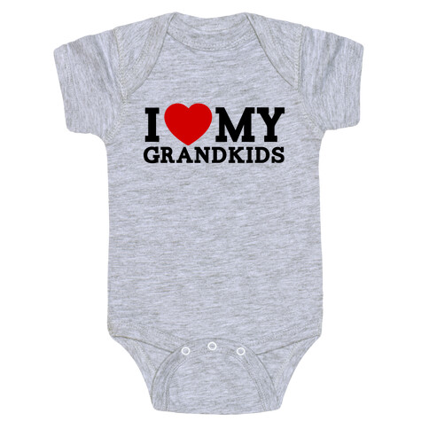 I Love My Grandkids Baby One-Piece