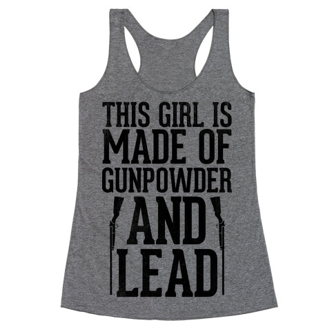 Gunpowder & Lead (Athletic Tank) Racerback Tank Top