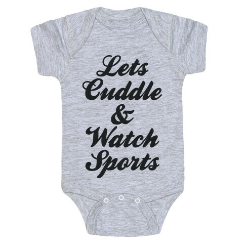 Cuddle & Sports Baby One-Piece