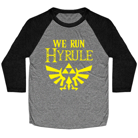 We Run Hyrule Baseball Tee