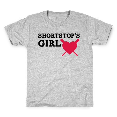 Shortstop's Girl Kids T-Shirt