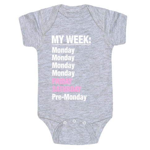 My Typical Week Baby One-Piece