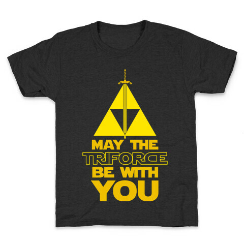 May The Triforce Be With You Kids T-Shirt