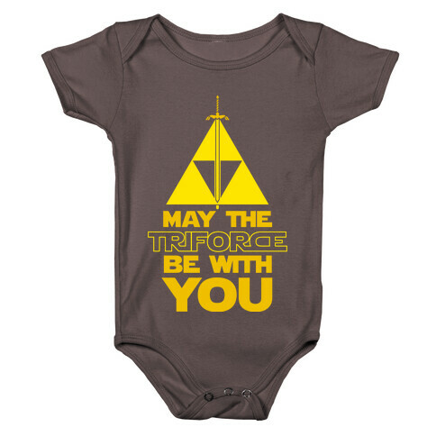 May The Triforce Be With You Baby One-Piece