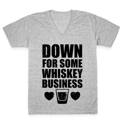 Whiskey Business (Tank) V-Neck Tee Shirt