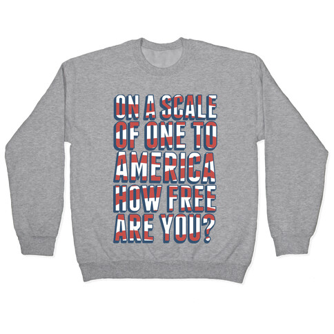 On a Scale of One to America Pullover