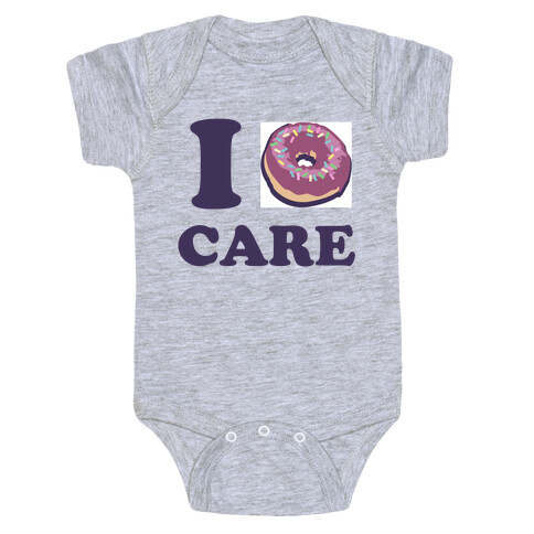 I Donut Care Baby One-Piece