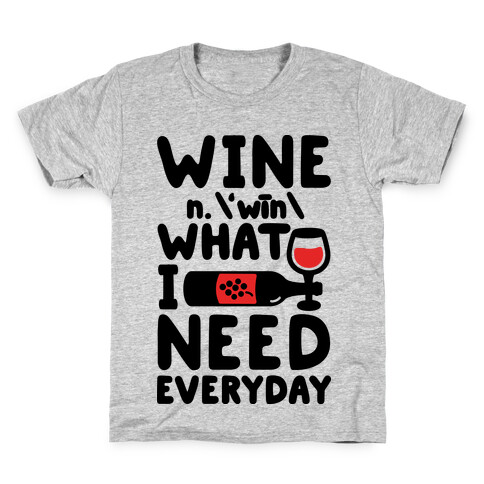 Wine Definition Kids T-Shirt