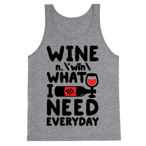 Wine Definition Tank Top