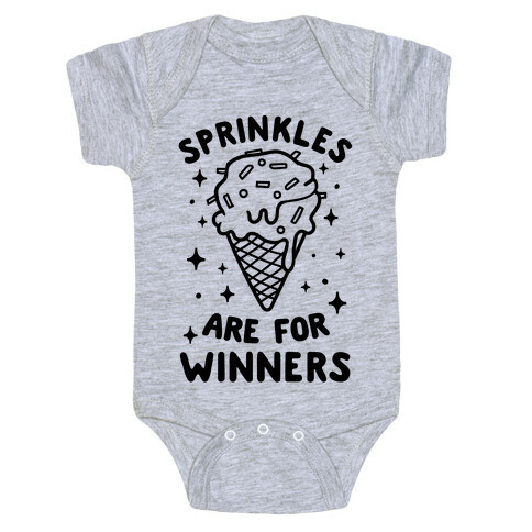 Sprinkles Are For Winners Baby One-Piece