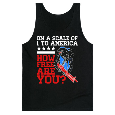 On a Scale of One to America (Badass Edition) Tank Top