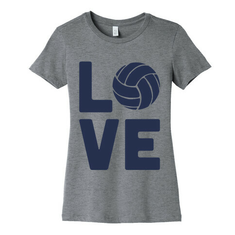 Love Volleyball (Athletic V-Neck) Womens T-Shirt