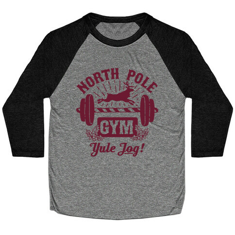 North Pole Gym Baseball Tee