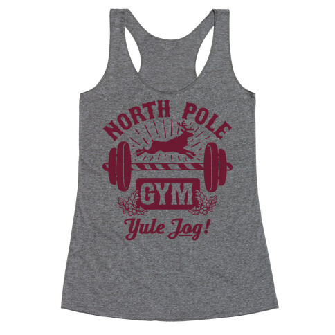 North Pole Gym Racerback Tank Top