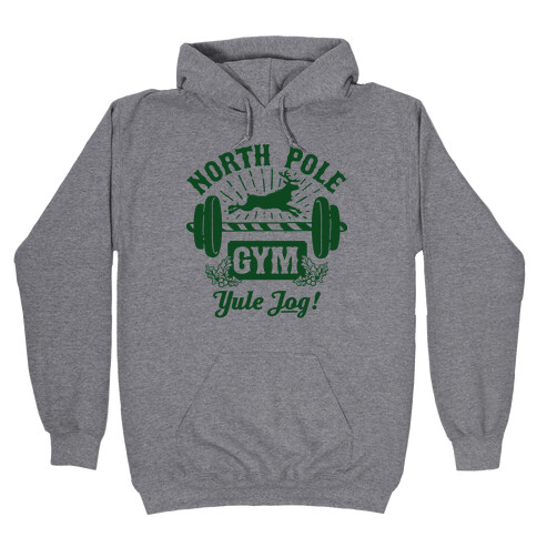 North Pole Gym Hooded Sweatshirt