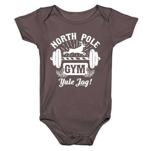 North Pole Gym Baby One-Piece