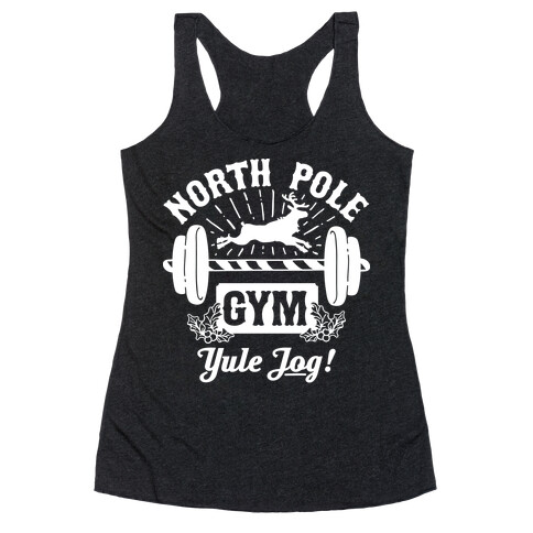 North Pole Gym Racerback Tank Top